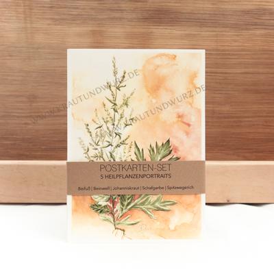 Postkartenset - 5 Heilpflanzenportraits