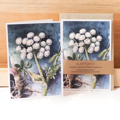 Klappkarte - Wald-Engelwurz